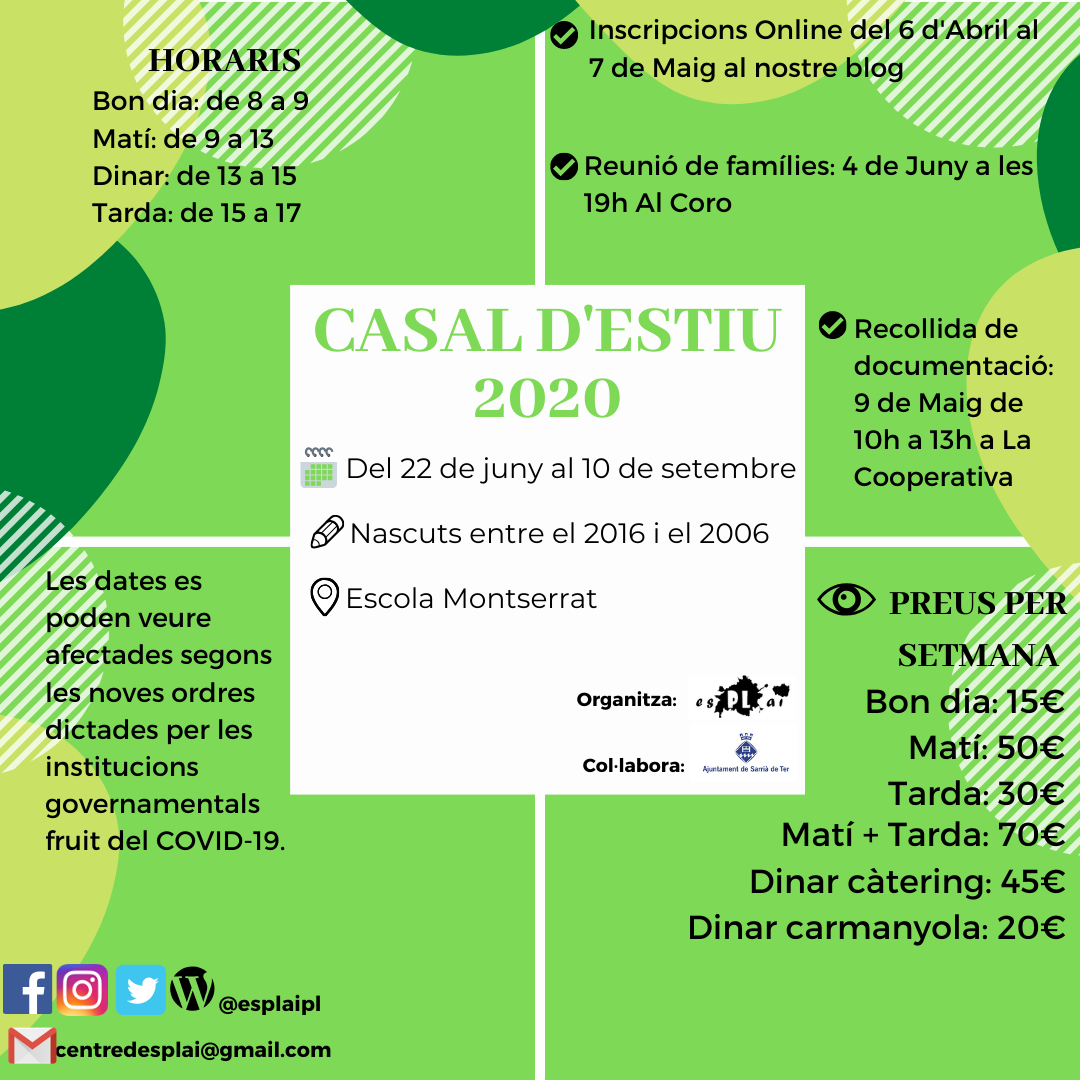 Cartell Casal 2020
